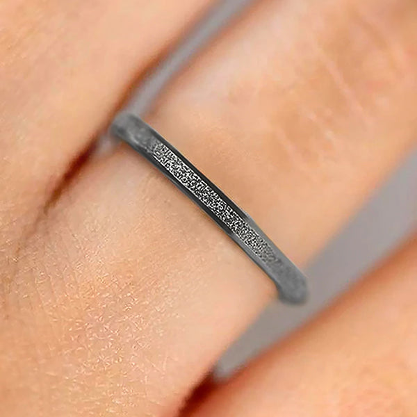 The Frosted Stacking Ring