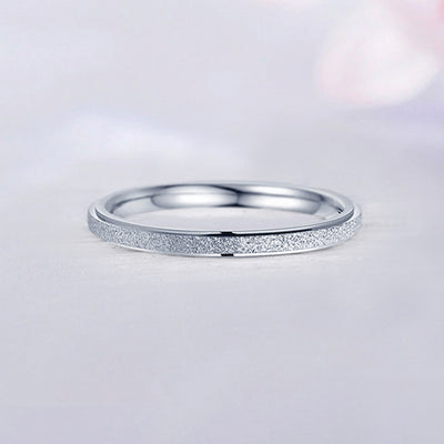 The Frosted Stacking Ring