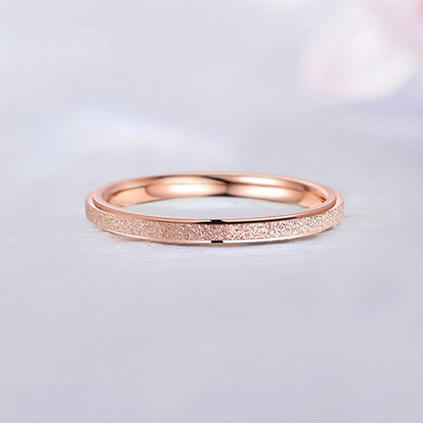 The Frosted Stacking Ring