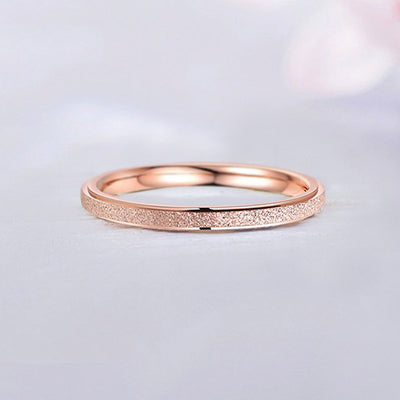 The Frosted Stacking Ring