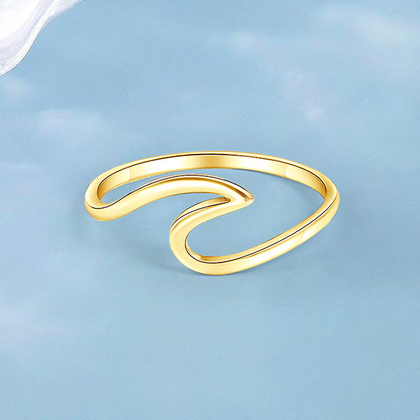 The Gentle Wave Ring