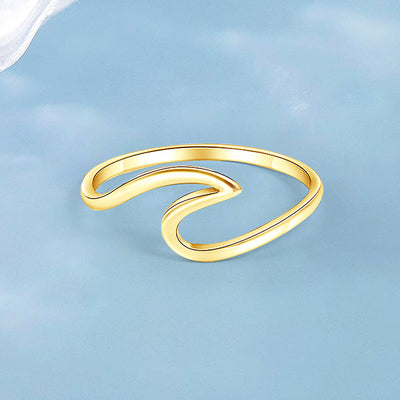 The Gentle Wave Ring