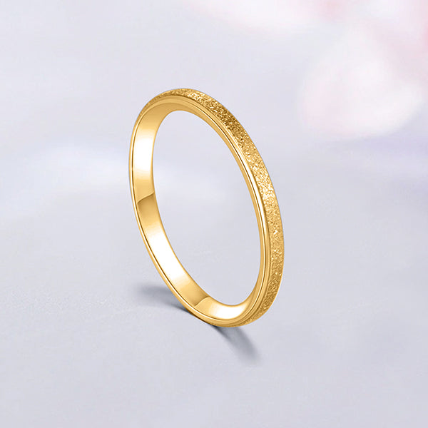 The Frosted Stacking Ring