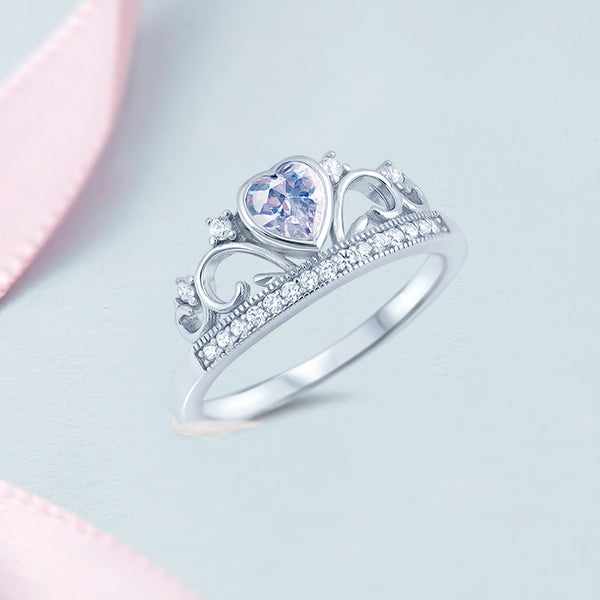 The Tiara Heart Ring