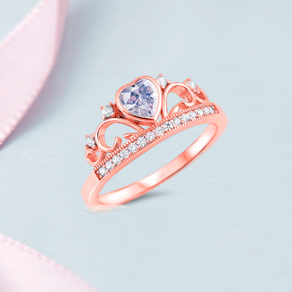 The Tiara Heart Ring