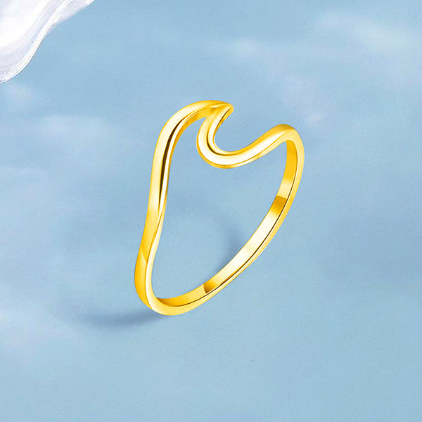 The Gentle Wave Ring