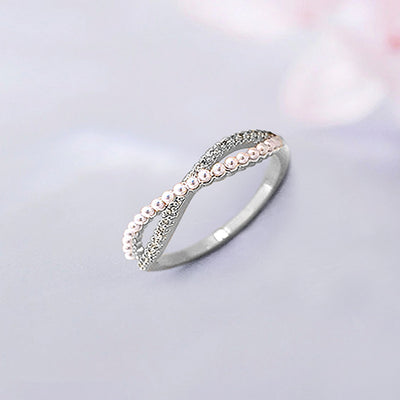 The Pearl Cascade Ring