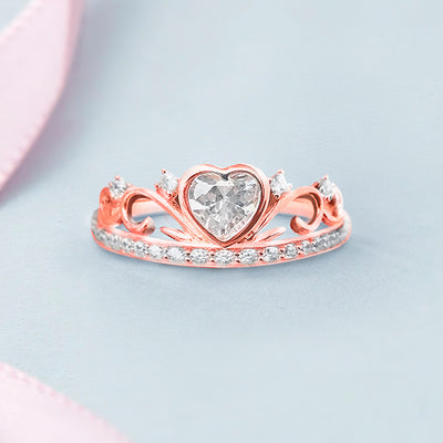 The Tiara Heart Ring