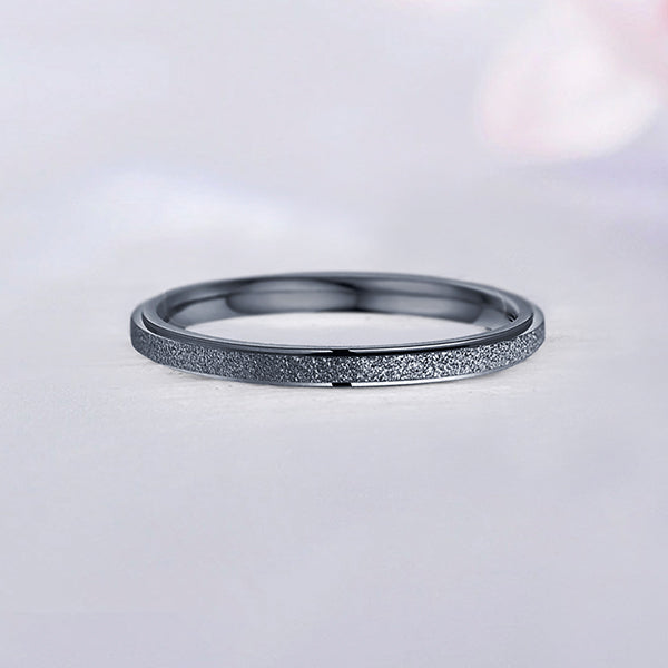 The Frosted Stacking Ring