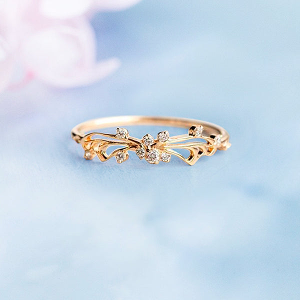 The Crystal Butterfly Ring