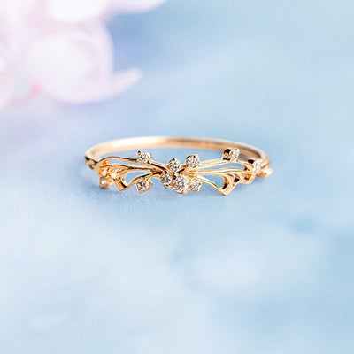 The Crystal Butterfly Ring