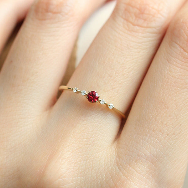 The Rosy Cupid Ring