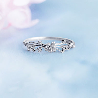 The Crystal Butterfly Ring