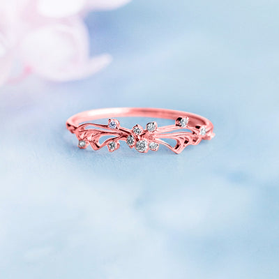 The Crystal Butterfly Ring