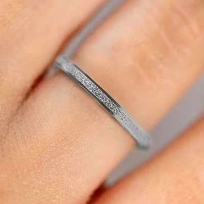 The Frosted Stacking Ring