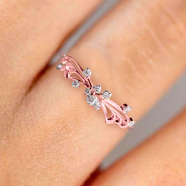 The Crystal Butterfly Ring