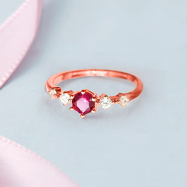 The Rosy Cupid Ring
