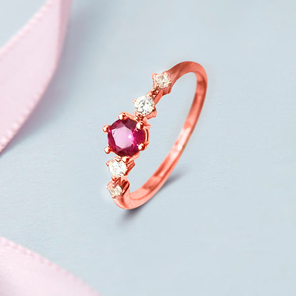 The Rosy Cupid Ring
